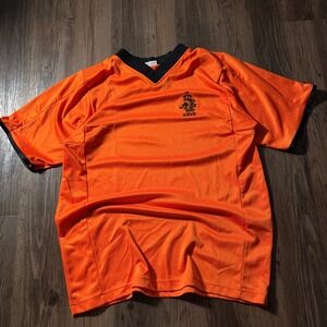 Malance Netherlands National Football Team KN হলুদ Orange Jersey Shirt Men XL